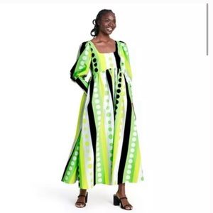 Christopher John Rogers x Target Green Polka Dot Dress- RARE